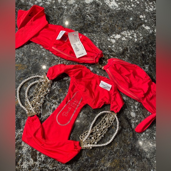 NWT beach bunny bikini Gimme More bandeau XL set - Picture 7 of 12